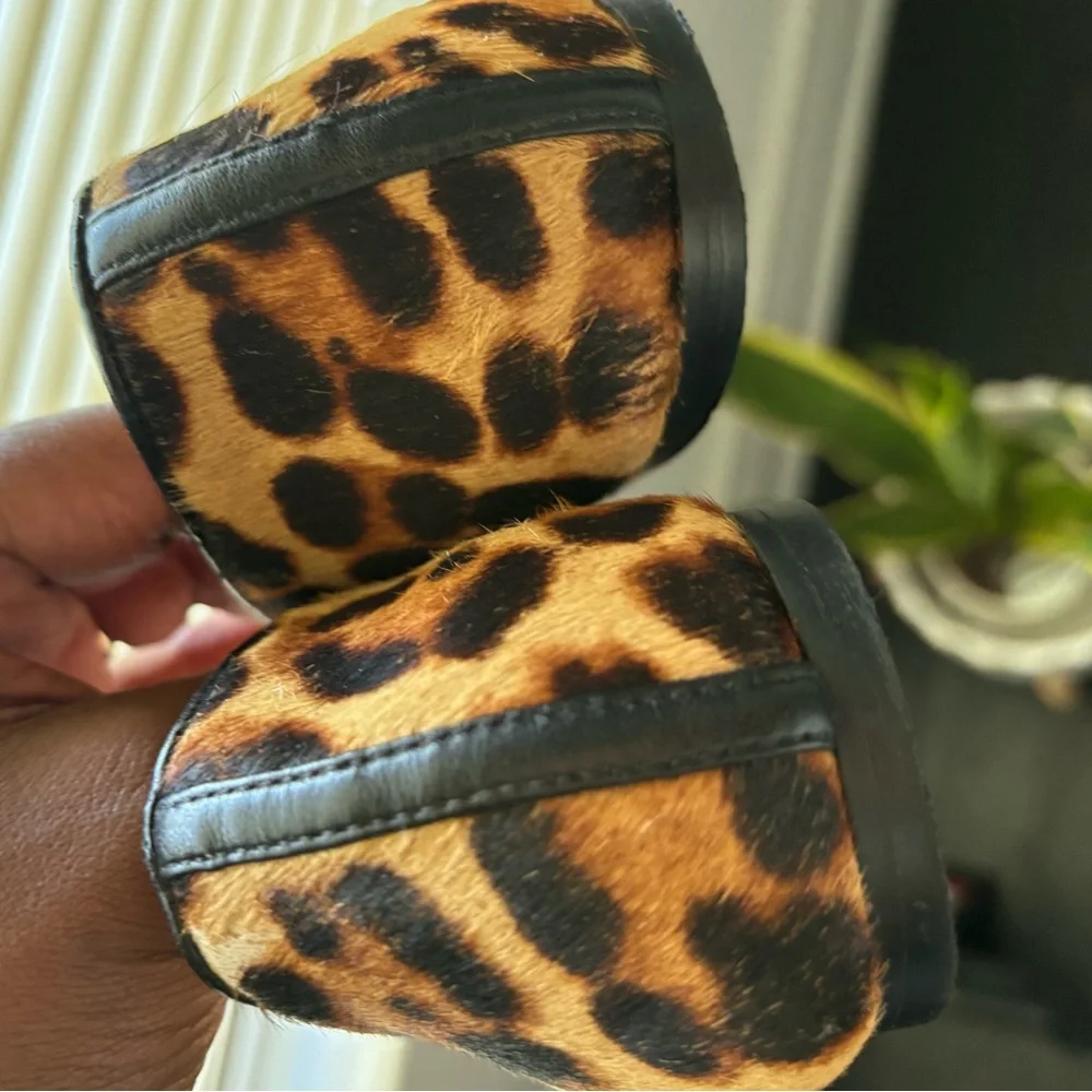 Jcrew leather Leopard Print Women's Loafers - Picture 8 of 8